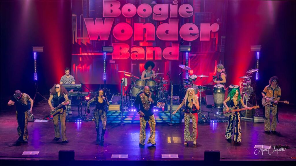 Spectacle de Boogie Wonder Band à la Salle Kingsey