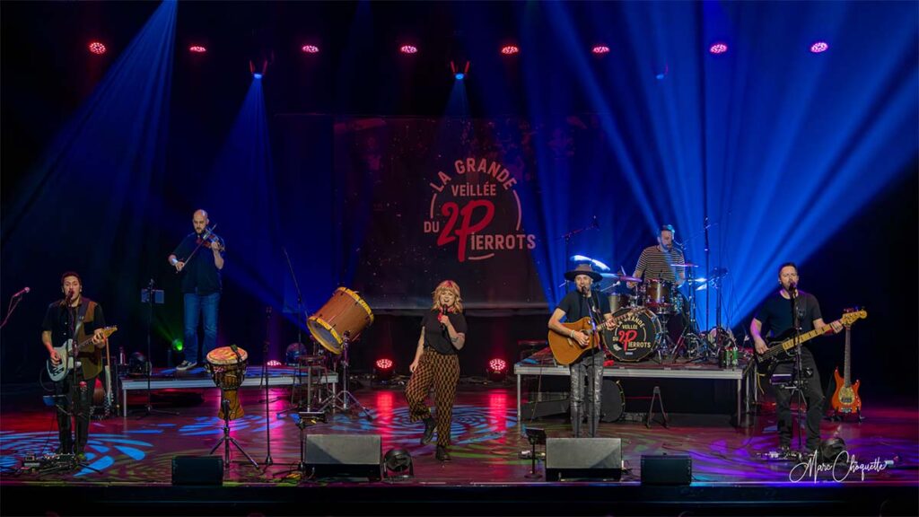 Spectacle de La Grande Veillée du 2Pierrots à la Salle Kingsey