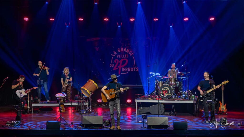 Spectacle de La Grande Veillée du 2Pierrots à la Salle Kingsey