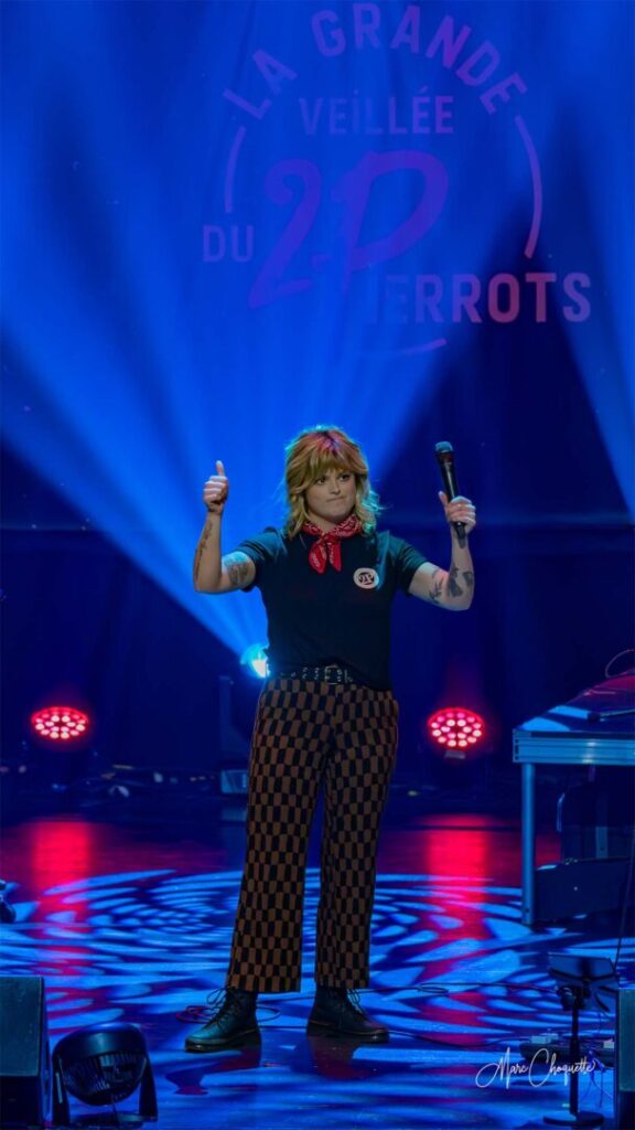 Spectacle de La Grande Veillée du 2Pierrots à la Salle Kingsey