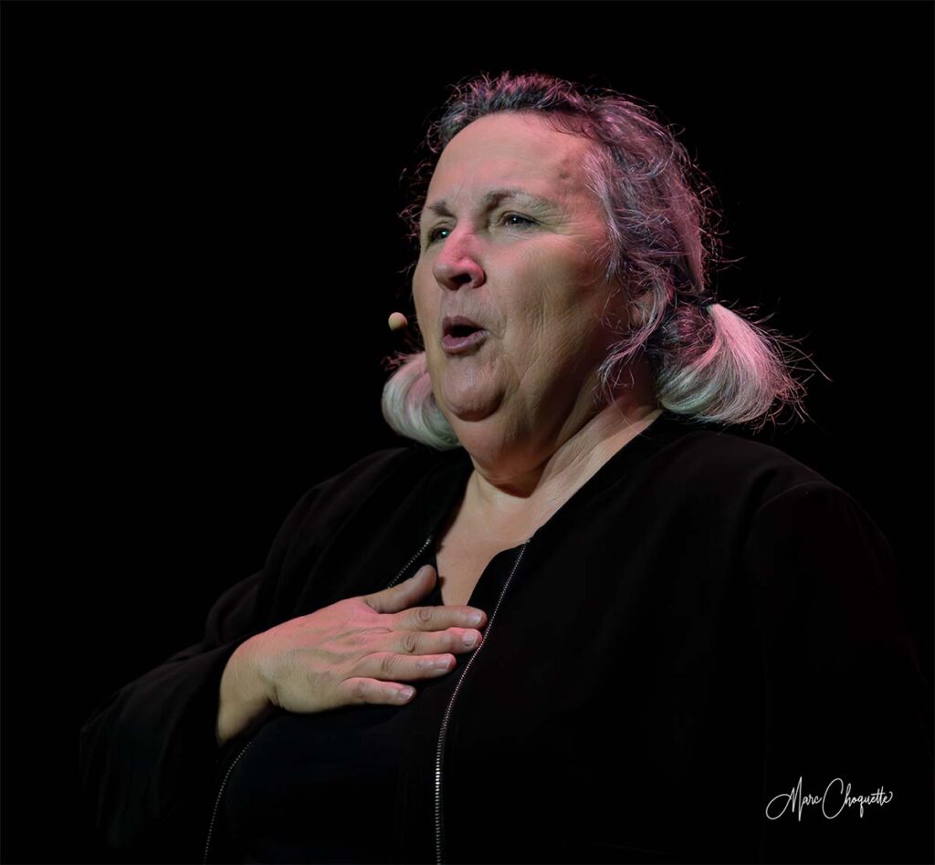 Spectacle de Marthe Laverdière à la Salle Kingsey