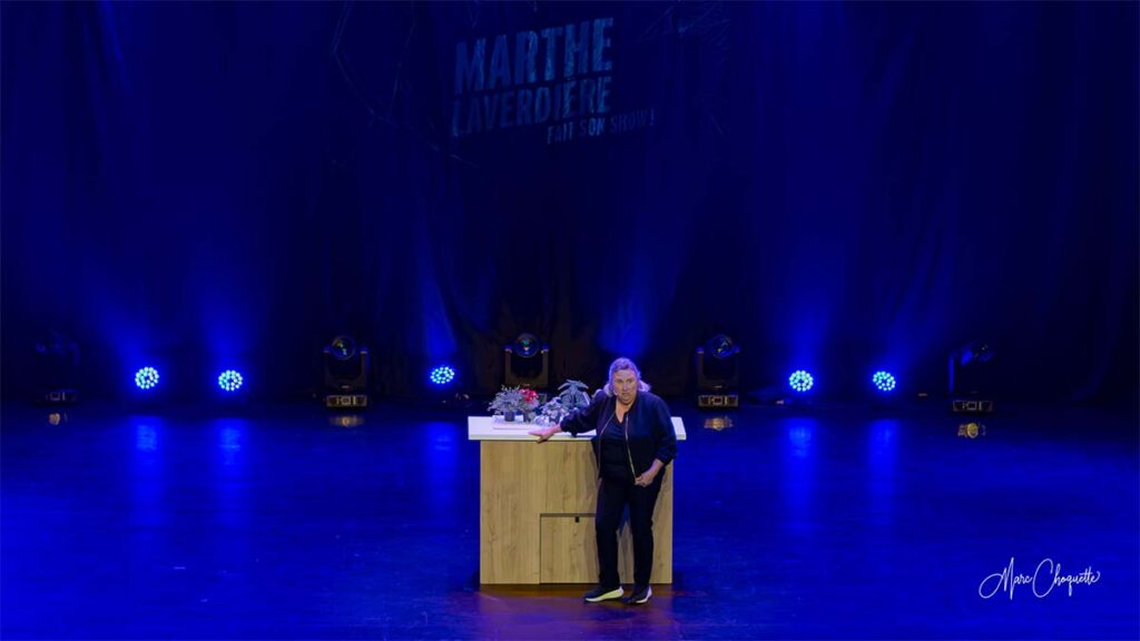 Spectacle de Marthe Laverdière à la Salle Kingsey
