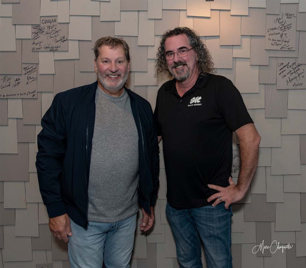 Photo avec Mario Jean