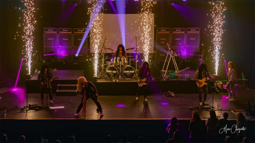 Spectacle de Glam Rock à la Salle Kingsey