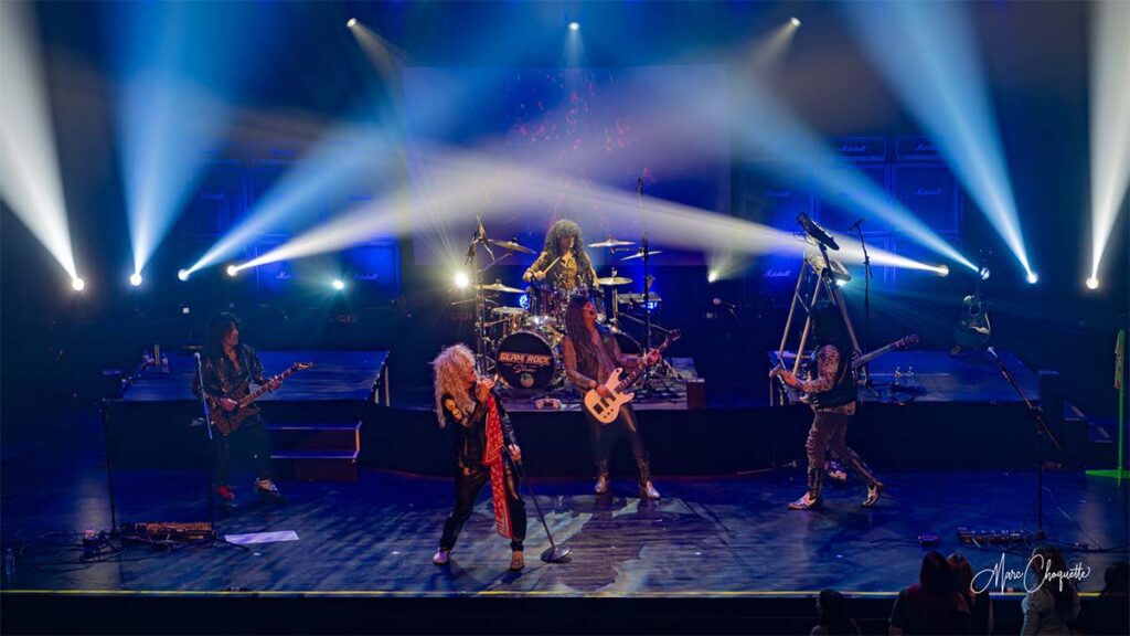 Spectacle de Glam Rock à la Salle Kingsey