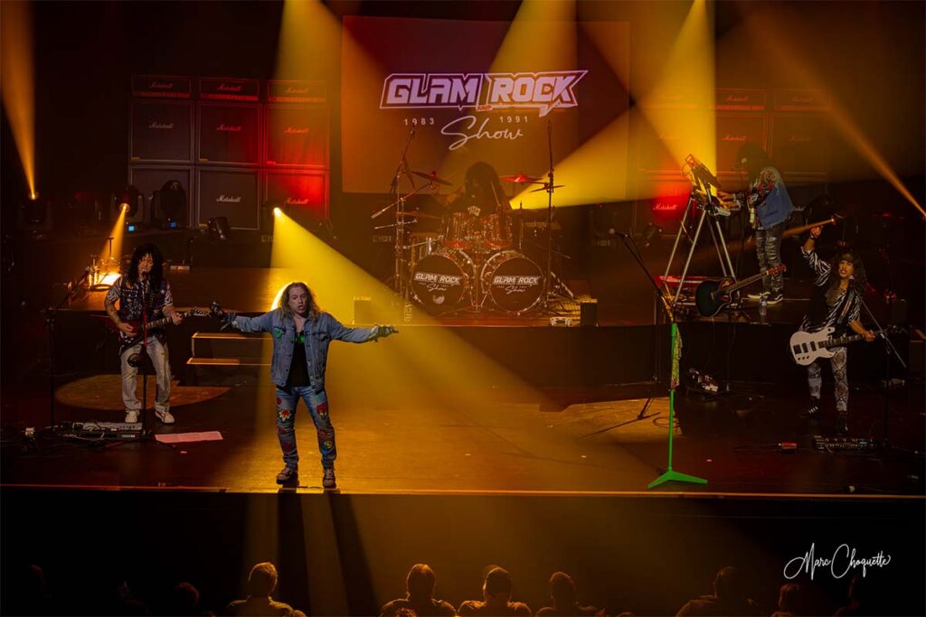 Spectacle de Glam Rock à la Salle Kingsey