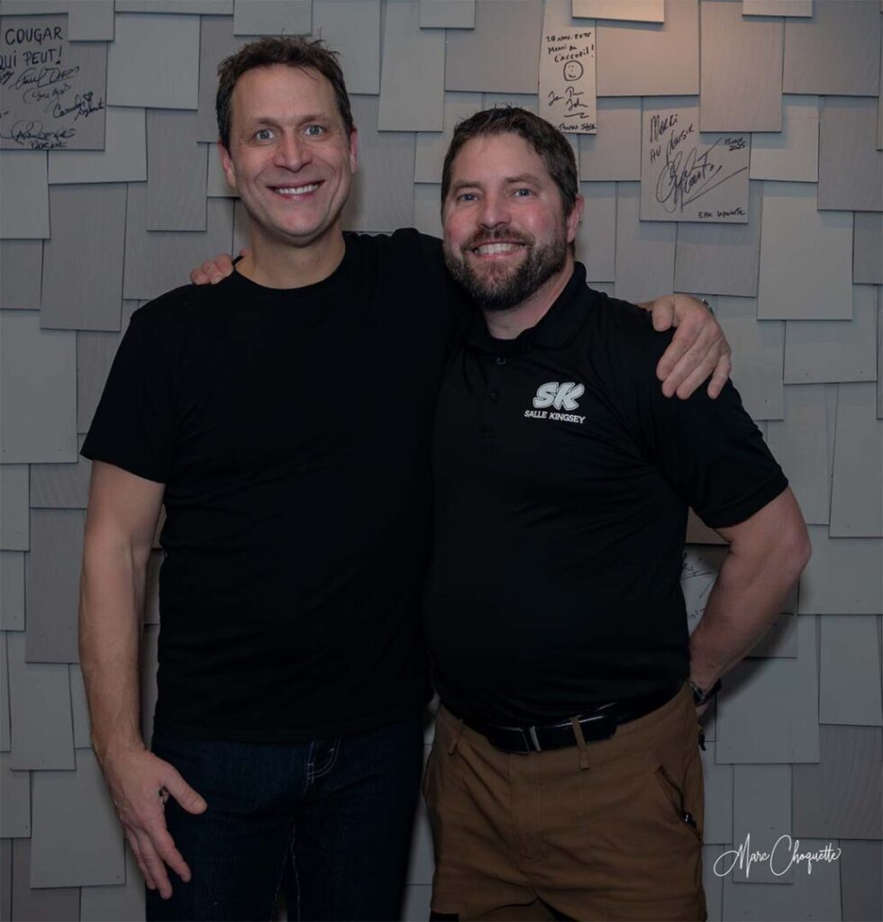 Photo avec Kevin Parent