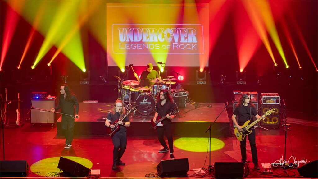 Spectacle de UNDERCOVER Legends of Rock à la Salle Kingsey