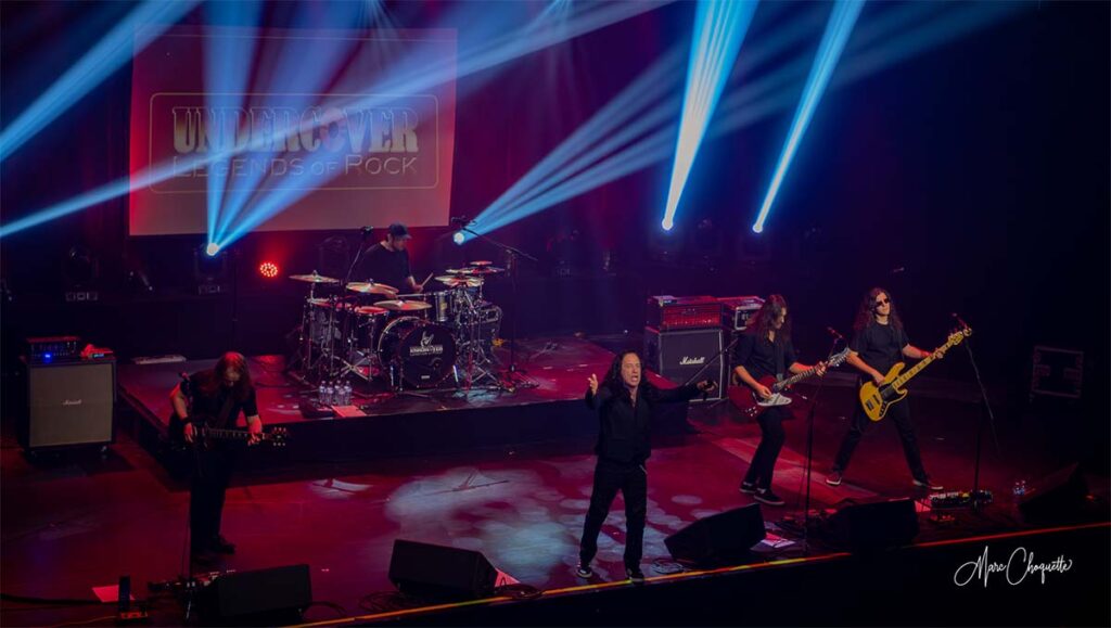 Spectacle de UNDERCOVER Legends of Rock à la Salle Kingsey