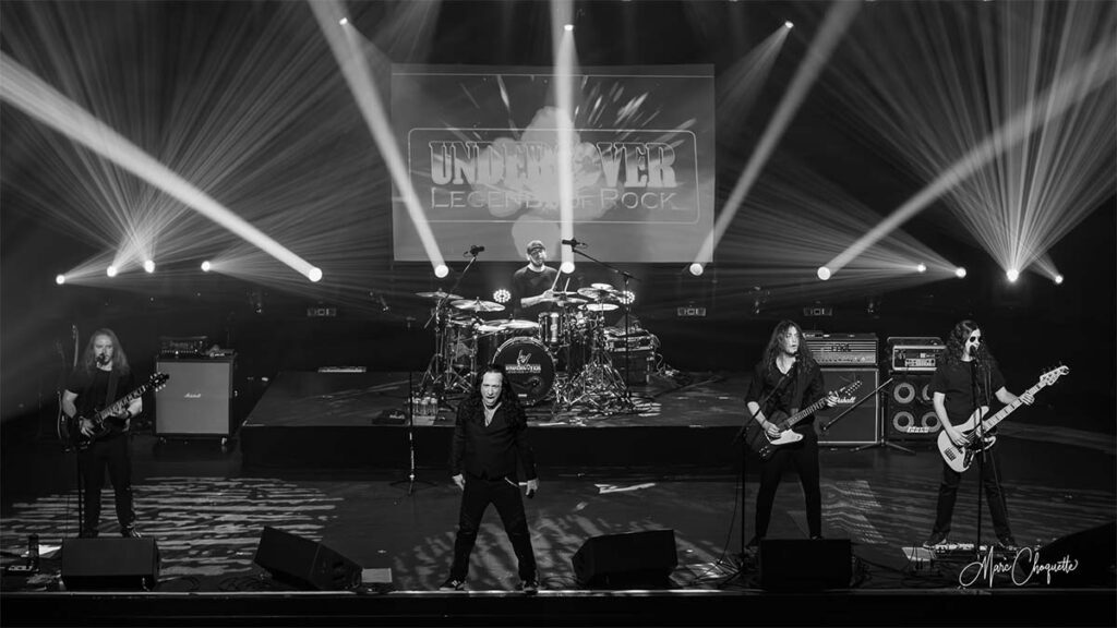 Spectacle de UNDERCOVER Legends of Rock à la Salle Kingsey