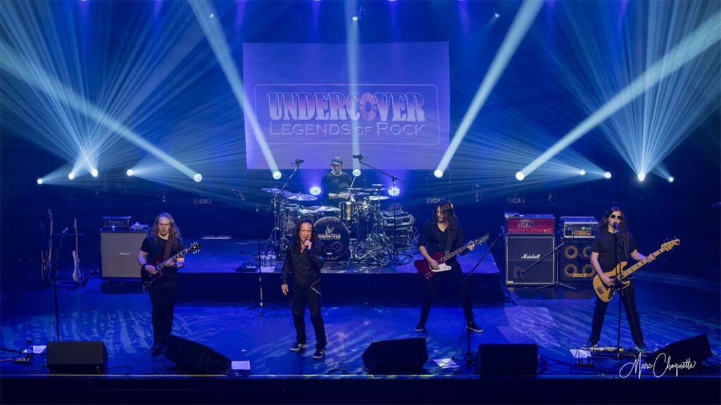 Spectacle de UNDERCOVER Legends of Rock à la Salle Kingsey