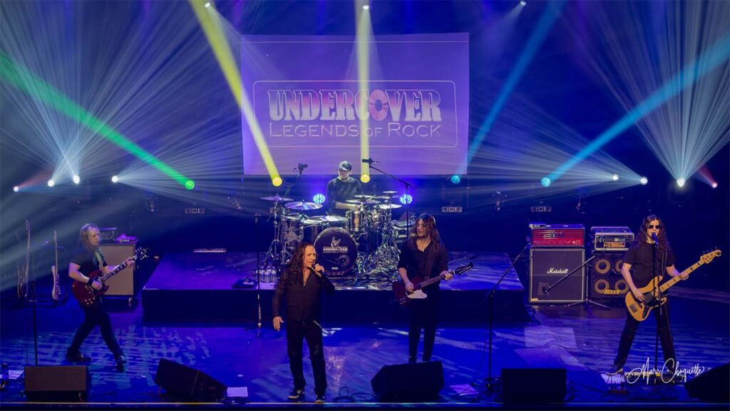 Spectacle de UNDERCOVER Legends of Rock à la Salle Kingsey