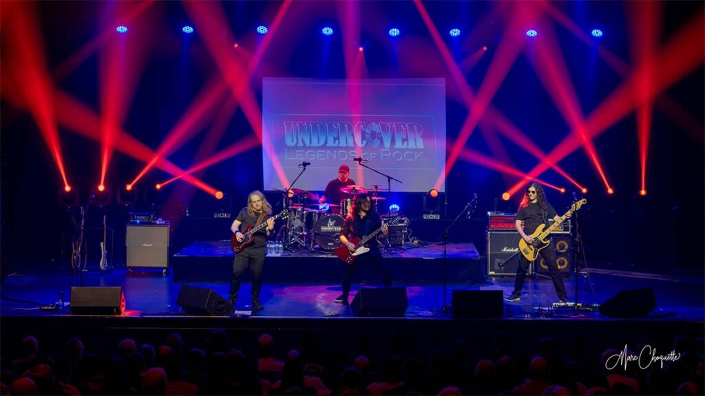 Spectacle de UNDERCOVER Legends of Rock à la Salle Kingsey