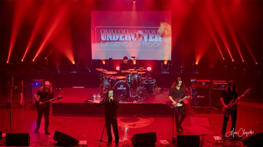 Spectacle de UNDERCOVER Legends of Rock à la Salle Kingsey