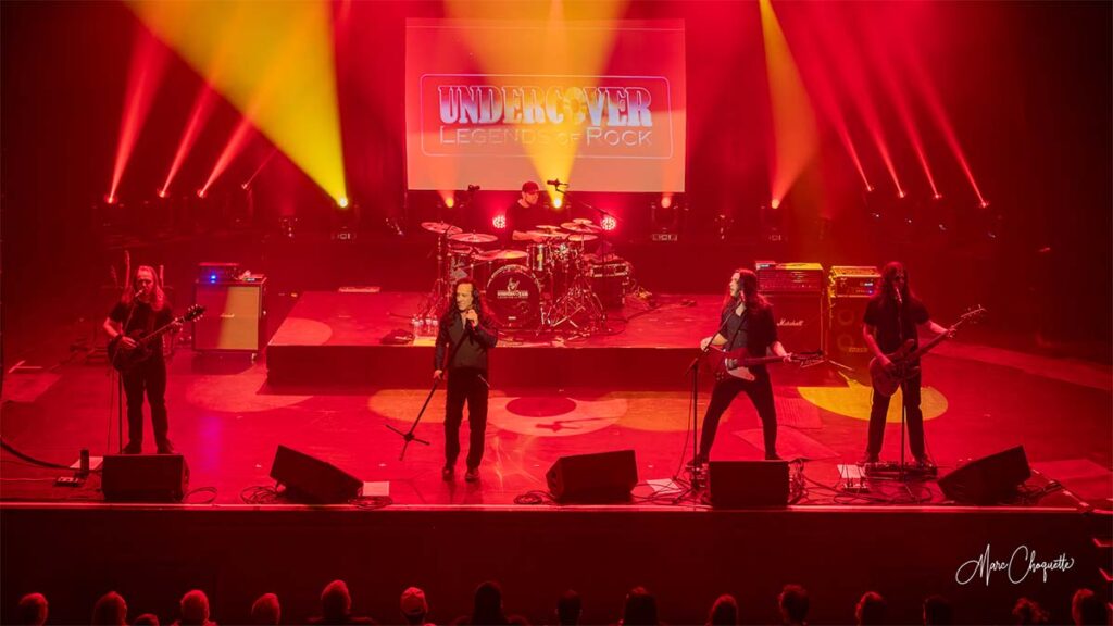 Spectacle de UNDERCOVER Legends of Rock à la Salle Kingsey